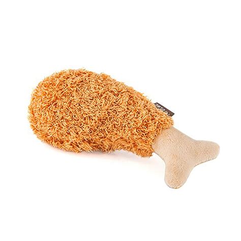 Play American Classic Dog Toy Fluffys Fried Chicken Dog Toys