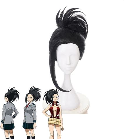 My Hero Academia Yaoyorozu Momo Cosplay Wig Boku No Hero Academia