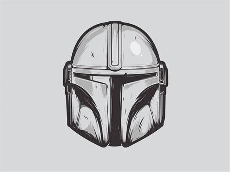 25 Mandalorian Helmet Sketch Ayishabella