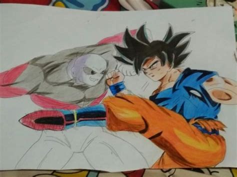 Step By Step To Draw Goku Ultra Instinct Vs Jiren Drawing Dragonball