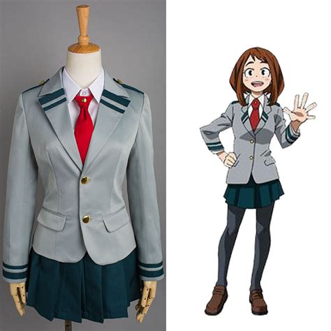 Boku No Hero Academia Cosplay Tsuyu Yaoyorozu Momo School Uniform My