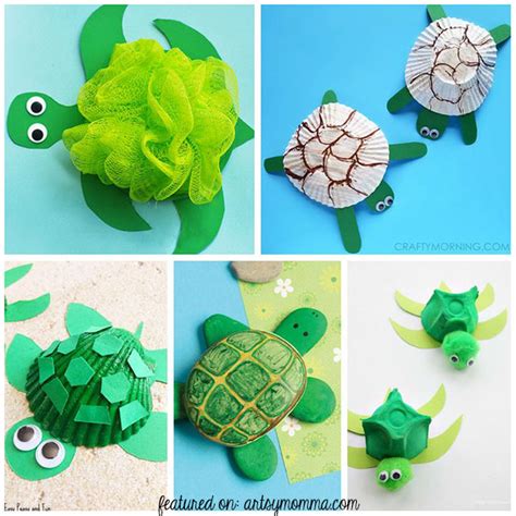 Totally Cute Turtle Crafts For Kids Of All Ages Artsy Momma