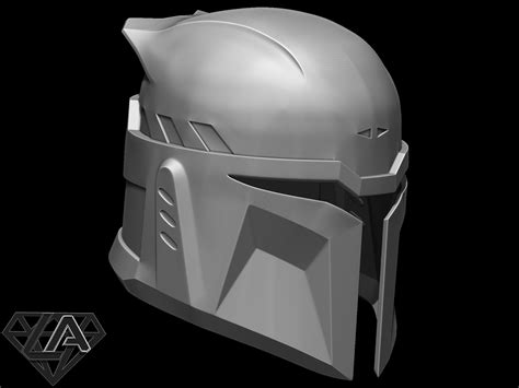 The Mandalorian Helmet Pepakura Papercraft Pdo File Template For Star