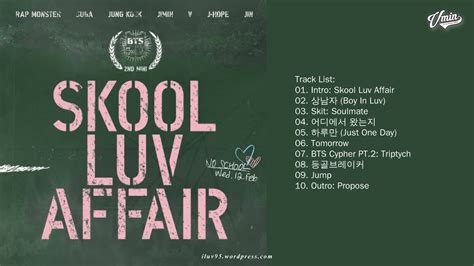 FULL ALBUM BTS Skool Luv Affair YouTube