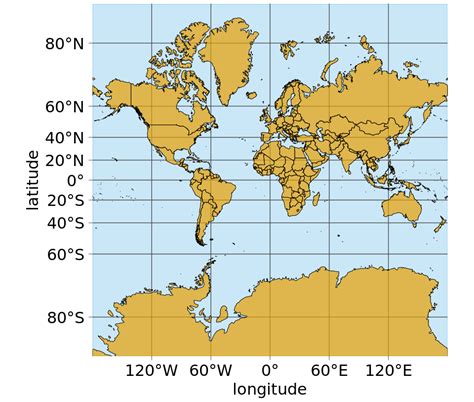 List 99 Images World Mercator Projection Map With Country Outlines Superb