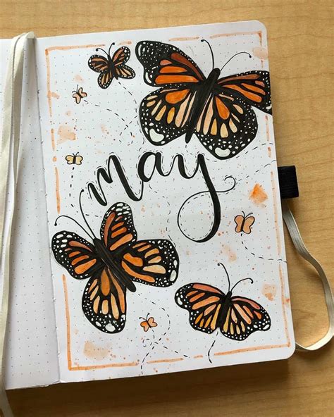 57 Amazing Butterfly Bullet Journal Spreads Artofit