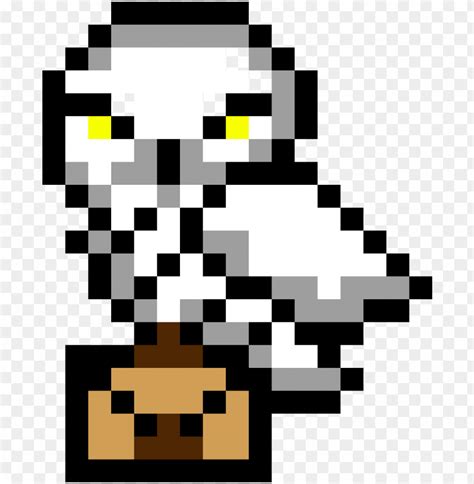 Free Download Hd Png Hedwig Lila Harry Potter Pixel Art Png Transparent With Clear Background