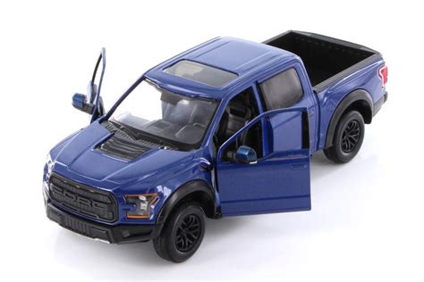 2017 Ford F 150 Raptor Blue Showcasts 7934416d 127 Scale Diecast