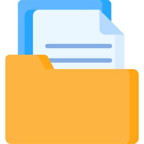 Flat Folder Icon Png