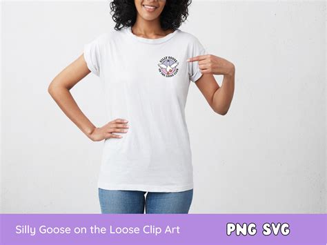 Silly Goose Svg Png Silly Goose On The Loose Club Trendy Svg Etsy