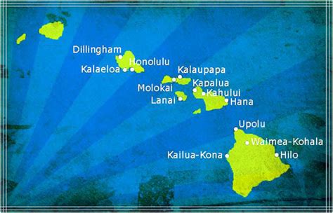 Hawaii Airports Map