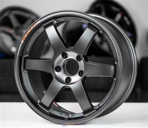 Volk Racing Te37sl 18×10 5×1143 39 Black Edition Iii Wheel Set