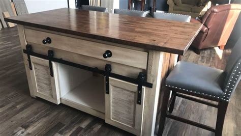 The main sink (an undermount) will be in the island and my client desires a cherry wood countertop. Ana White | Kitchen Island with Butcher Block and ...