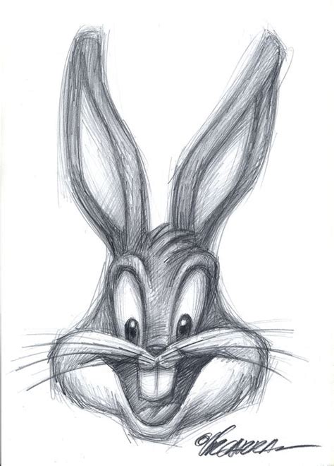 Bugs Bunny Close Up Original Drawing By Joan Vizcarra Catawiki