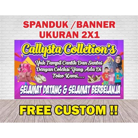 Jual Cetak Bannerspanduk Collektion Ukuran 2x1 Shopee Indonesia