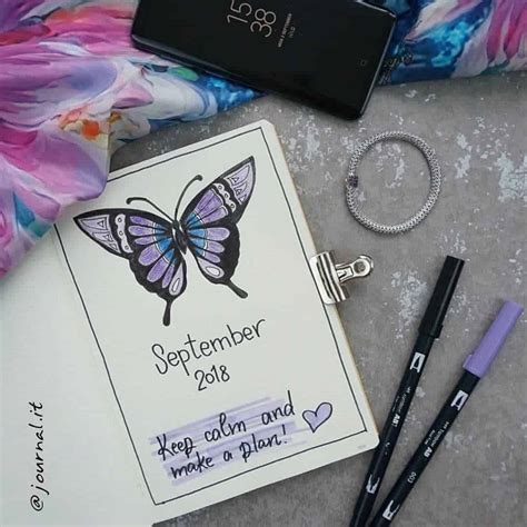 57 Amazing Butterfly Bullet Journal Spreads My Inner Creative