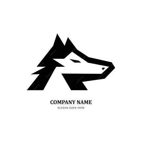 Premium Vector Abstract Wolf Head Logo Design Vector