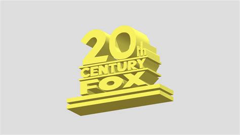 20th Century Fox Logo Download Free 3d Model By Kaikeebler2023