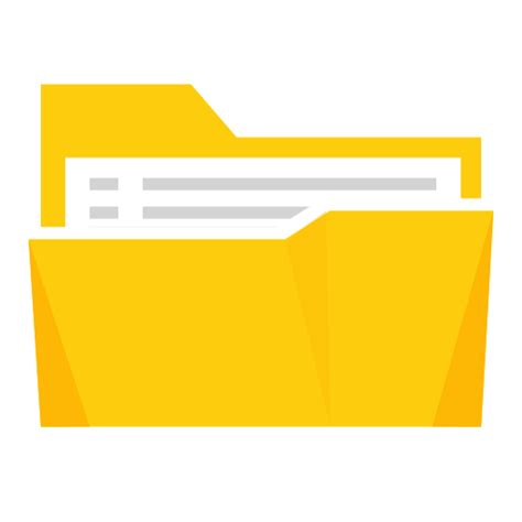 Flat Folder Icon Png