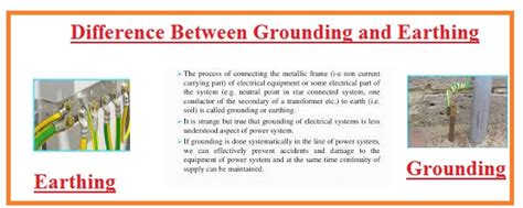 Difference Between Grounding Vs Earthing The Engineering Knowledge