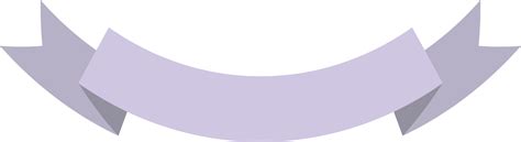 Purple Ribbon And Banner 11617828 Png