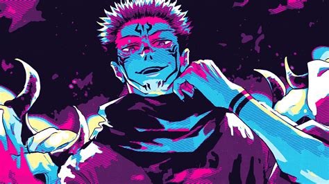 Sukuna Wallpaper 4k Illustration Jujutsu Kaisen