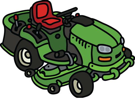 Cartoon Lawn Mower Clipart Clipart World