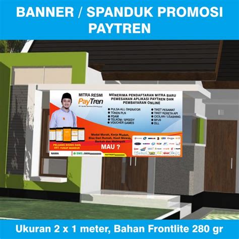 Spanduk 2x1 Meter