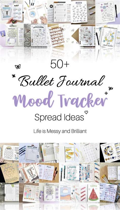 50 Bullet Journal Mood Tracker Spread Ideas Laptrinhx