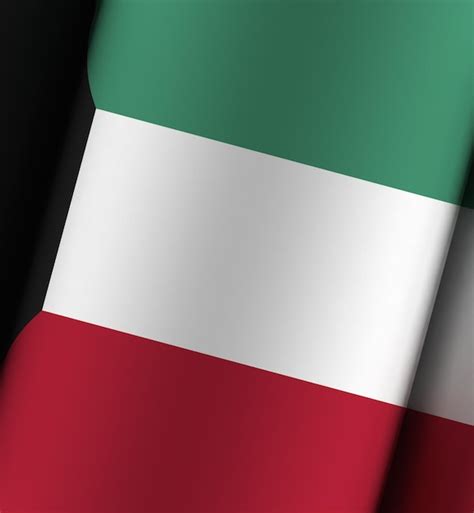 Premium Photo Kuwait Flag Dramatic Background Full