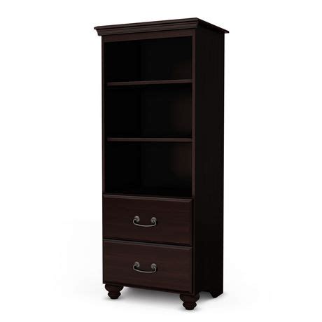 Save $10.00 (13%) not available for shipping. South Shore Noble Shelving Unit Dark Mahogany, Model ...