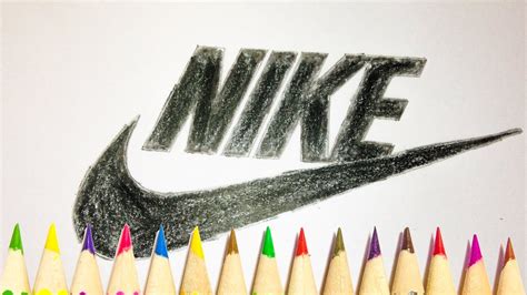 How To Draw The Nike Logo Step By Step With Color Marker Sld Youtube