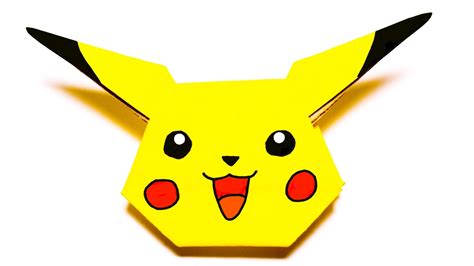 Pokemon Pikachu Easy Origami Tutorial Youtube