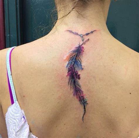 40 Beautiful Back Neck Tattoos For Women Tattooblend