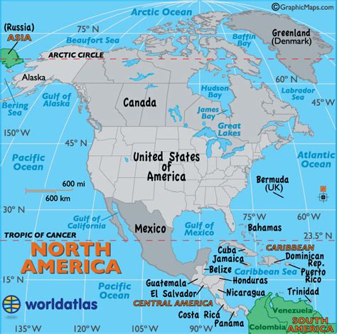 Landforms Of North America Mountain Ranges Of North America United