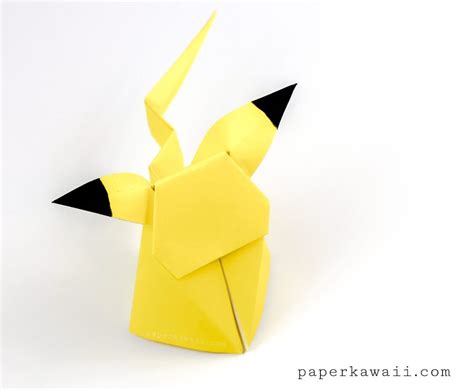 Origami Pikachu Tutorial Cute Origami Pokemon Paper Kawaii