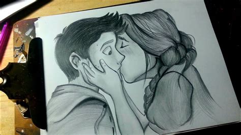 Dibujando Una Pareja Speed Drawing Love Youtube