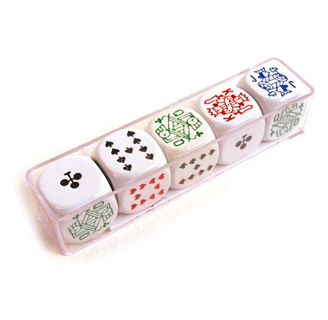 You can roll a total of 3 times per turn. /Jumbo Poker Dice / Liar Dice | Pink Cat Shop