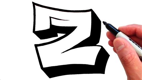 How To Draw The Letter Z In Graffiti Style Easy Youtube