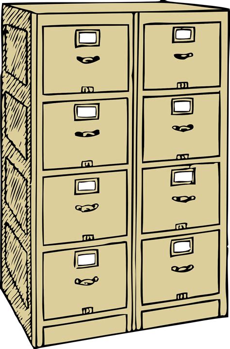 Clipart Of Filing Cabinets Free Image Download