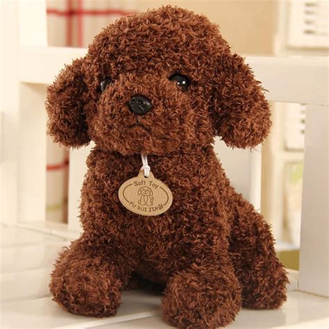 1825cm Plush Stuffed Animal Puppy Dog Adorable Goldendoodle For