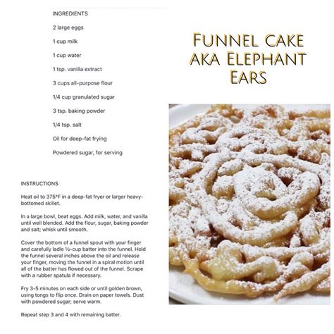 Munch madness, elephant ear, funnel cake, elite ate, get all the latest news. Funnel Cake aka Elephant Ears | Food, Funnel cake, Waffles ...