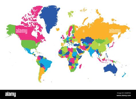 Map Of World Mercator Projection High Detailed Political Map Of