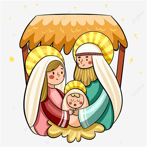 Jesus Nativity Clipart Hd Png Nativity Of Jesus Cartoon Style Nativity