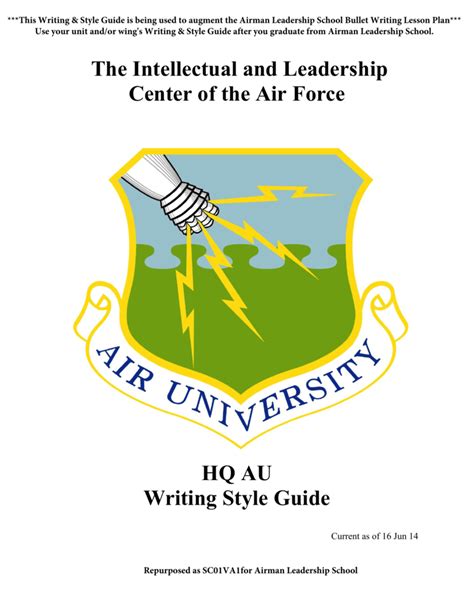 Af form 1206, nomination for award definition and purpose. AU Writing & Style Guide