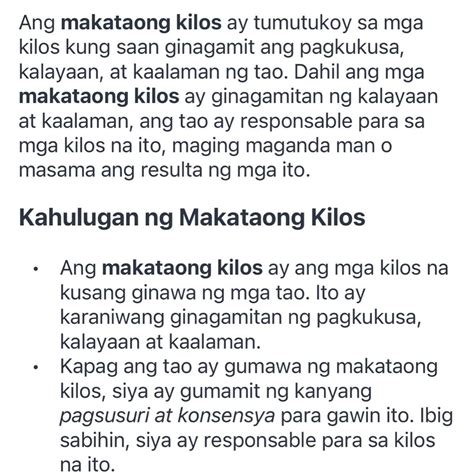 Makataong Kilos Meaning Brainlyph