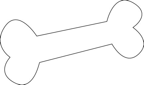 Dog Bone Outline Clip Art At Vector Clip Art Clip Art 600x354 Png