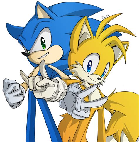 Смотрите видео tails and sonic pals в высоком качестве. Sonic And Tails by Rosurin on DeviantArt