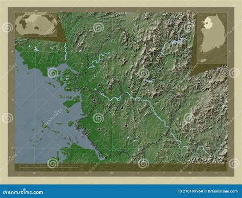 Gyeonggi Do South Korea Wiki Major Cities Stock Illustration