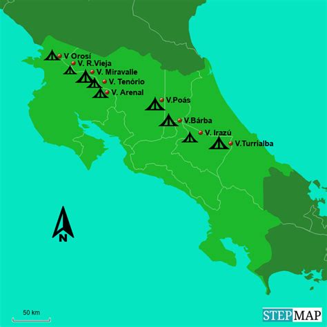 Stepmap Volcanes De Costa Rica